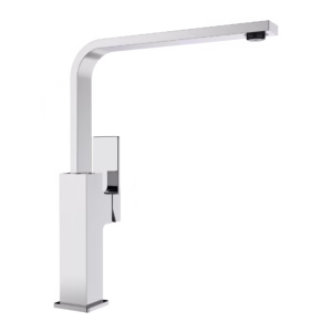Grifo monomando de cocina con caño alto giratorio