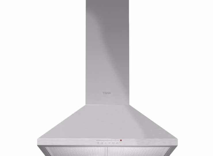 Campana Decorativa Piramidal de 70 cm con motor de doble turbina
