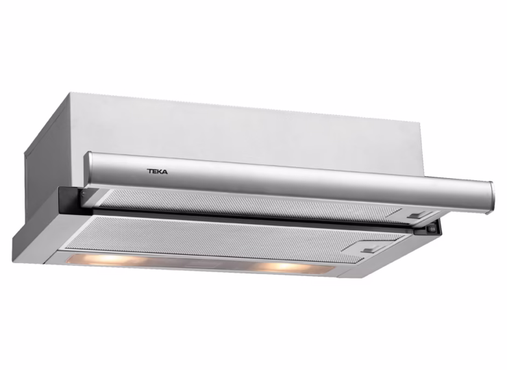Campana Extensible de 60 cm con motor de doble turbina y 2 velocidades