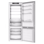 Frigorífico combi No Frost integrable por sistema de guía deslizante