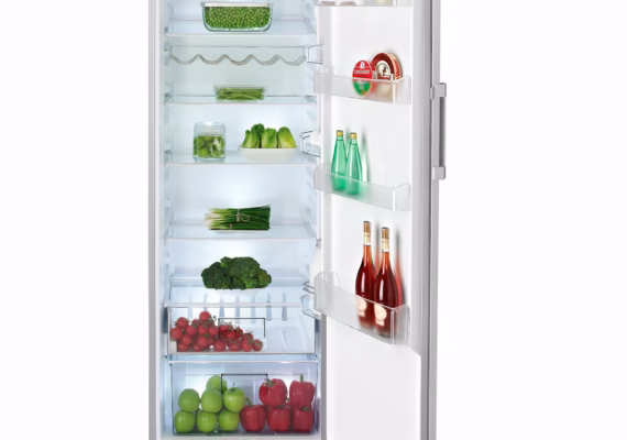 Frigorífico de libre instalación de 170x60 cm con puerta reversible y motor inverter