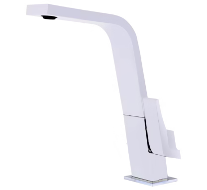 Grifo de cocina monomando con caño alto plano