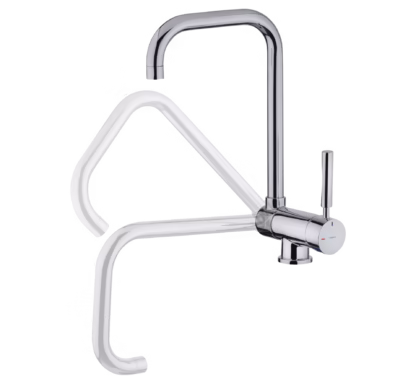 Grifo de cocina monomando con caño alto