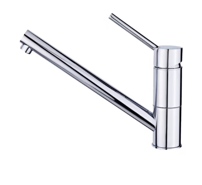 Grifo de cocina monomando con caño bajo giratorio y aireador anti-calcáreo
