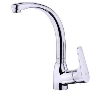 Grifo de cocina monomando con caño fundido giratorio