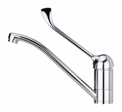 Grifo de cocina monomando gerontológico con maneta de fácil apertura