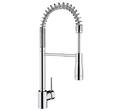Grifo de cocina monomando profesional con caño giratorio
