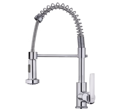 Grifo de cocina profesional con caño giratorio