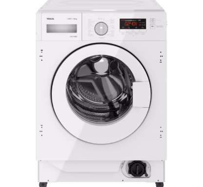Lavadora de integración con capacidad de 8 kg y motor Inverter