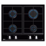 Placa Cristal Gas de 60 cm con función ExactFlame de gas butano