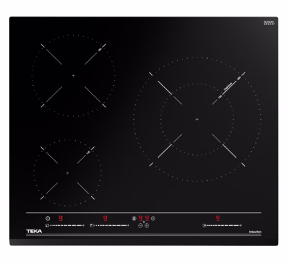 Placa de inducción Multislider de 60cm con 3 zonas de cocción