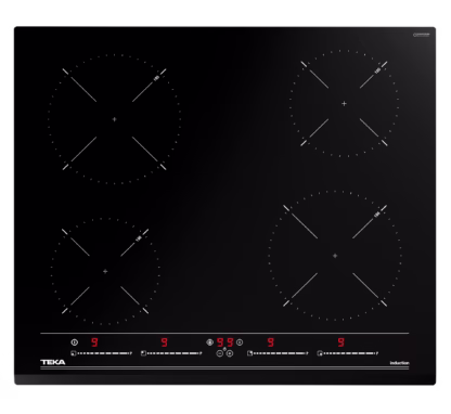Placa de inducción Multislider de 60cm con 4 zonas de cocción