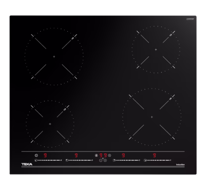 Placa de inducción Multislider de 60cm con 4 zonas de cocción