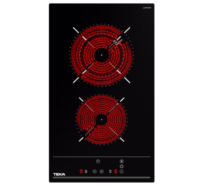 Serie VarioPro Placa vitrocerámica de 30cm con 2 zonas de cocción y Touch Control