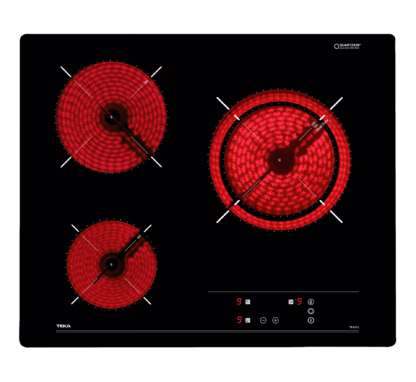 Vitrocerámica de 60 cm con 3 zonas con Touch Control