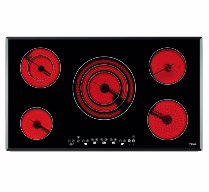 Vitrocerámica de 90 cm con 5 zonas con Touch Control