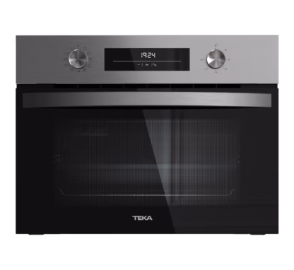 Horno compacto pirolítico con 8 funciones de cocinado
