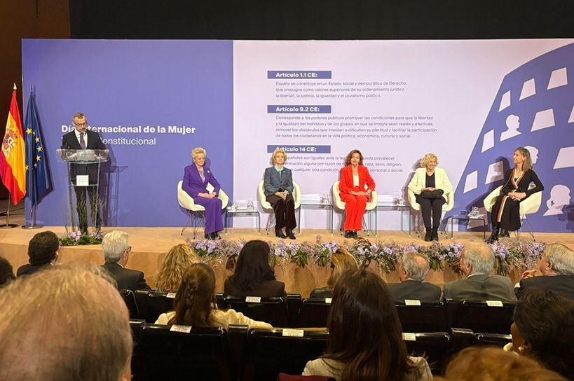 EL CONSEJO GENERAL ACUDIÓ AL ACTO ORGANIZADO POR EL TRIBUNAL CONSTITUCIONAL POR EL DÍA INTERNACIONAL DE LA MUJER
