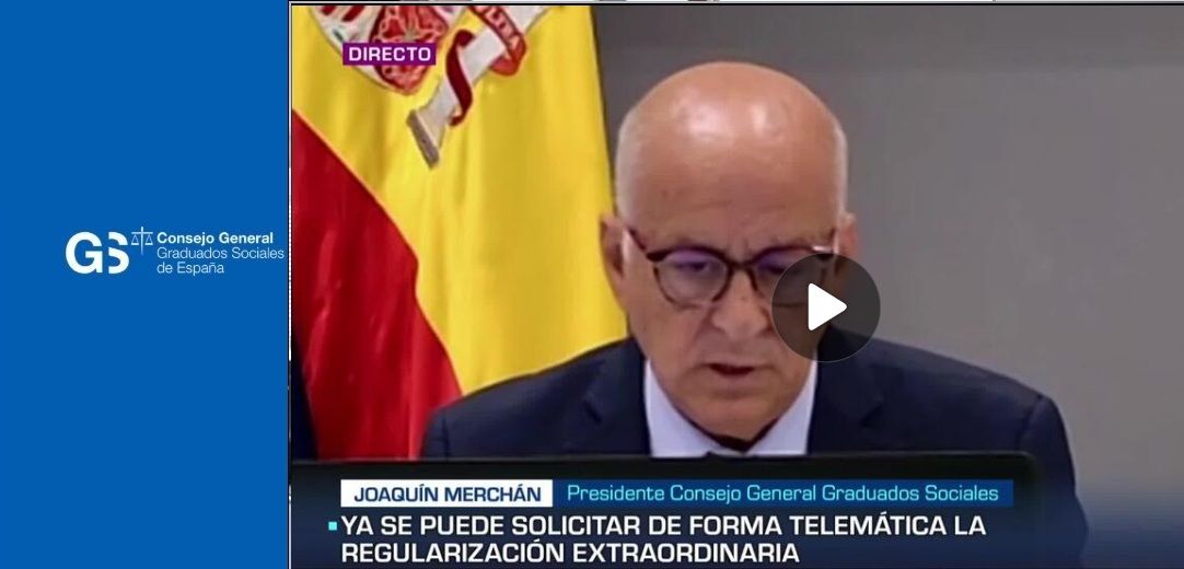 Entrevista a Joaquín Merchán por la regularización extraordinaria