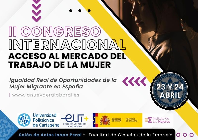 EL CONSEJO GENERAL DE GRADUADOS SOCIALES PARTICIPARÁ EN EL II CONGRESO INTERNACIONAL SOBRE EL ACCESO DE LA MUJER AL MERCADO DE TRABAJO