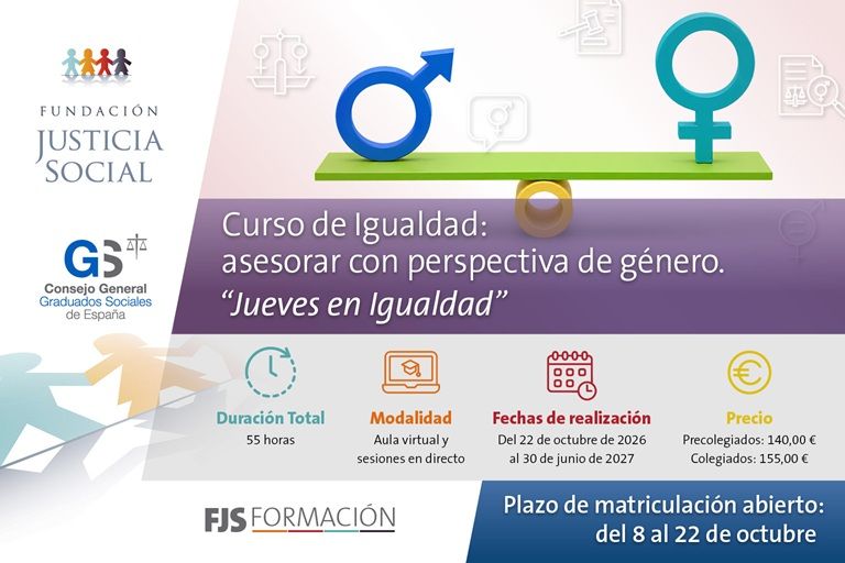 CURSO IGUALDAD: "ASESOR CON PERSPECTIVA DE GÉNERO"
