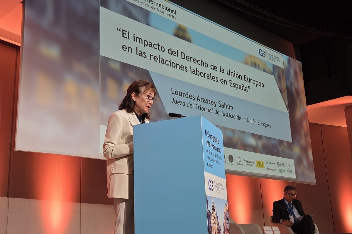 Lourdes Arastey, juez española en el TJUE: «La cuestión prejudicial es la piedra angular del sistema jurídico europeo»