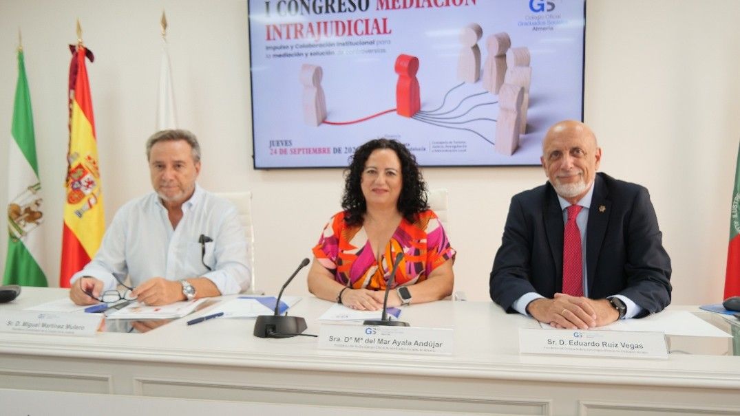 EL COLEGIO OFICIAL DE GRADUADOS SOCIALES DE ALMERÍA ORGANIZA EL I CONGRESO DE MEDIACIÓN INTRAJUDICIAL.