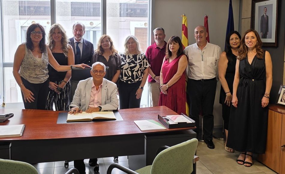 EL COLEGIO OFICIAL DE GRADUADOS SOCIALES DE ARAGÓN RECIBE LA VISITA INSTITUCIONAL DEL PRESIDENTE DEL CONSEJO GENERAL.