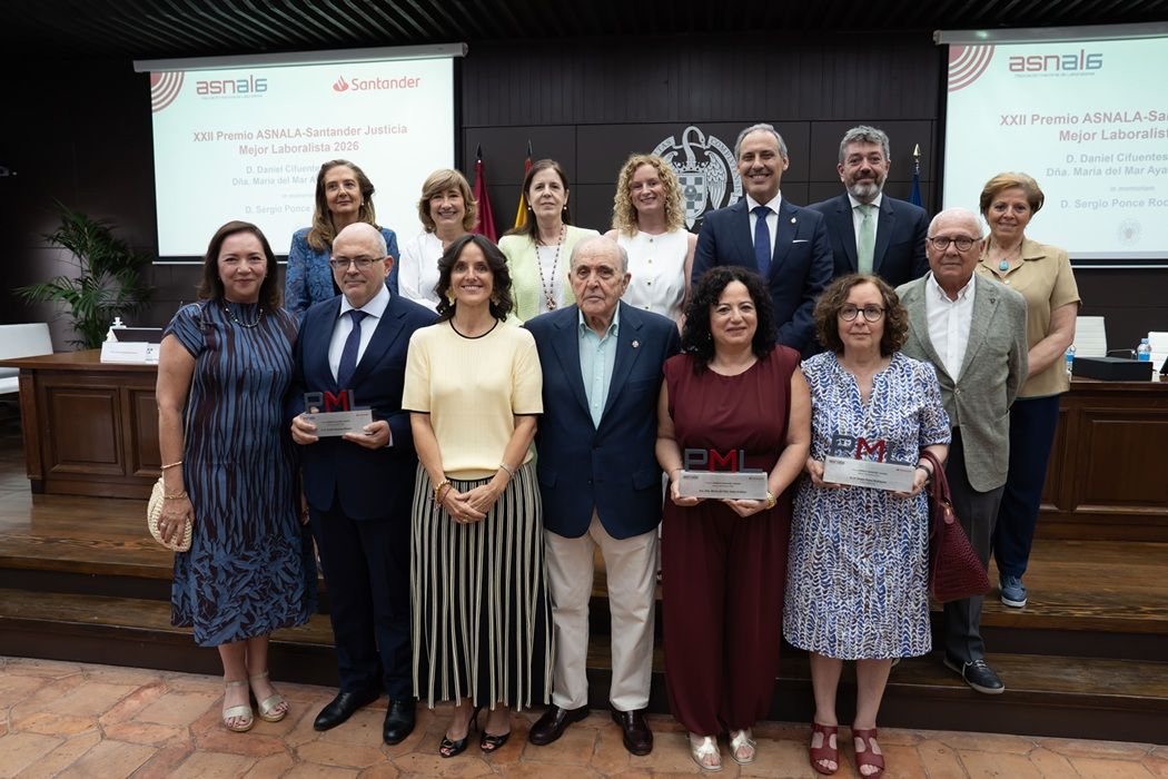 XXII EDICIÓN DE LOS PREMIOS ASNALA–SANTANDER JUSTICIA