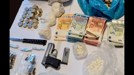Três indivíduos detidos no Porto por tráfico de heroína e cocaína