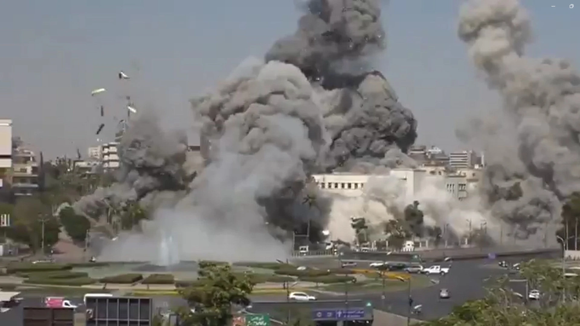 Explosões devastadoras em Damasco: múltiplas vítimas e edificação danificada