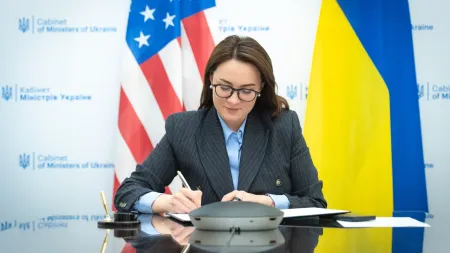 Yulia Svyrydenko assume o cargo de primeira-ministra da Ucrânia