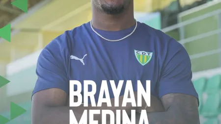 Brayan Medina oficializa contratação com o Tondela até 2030