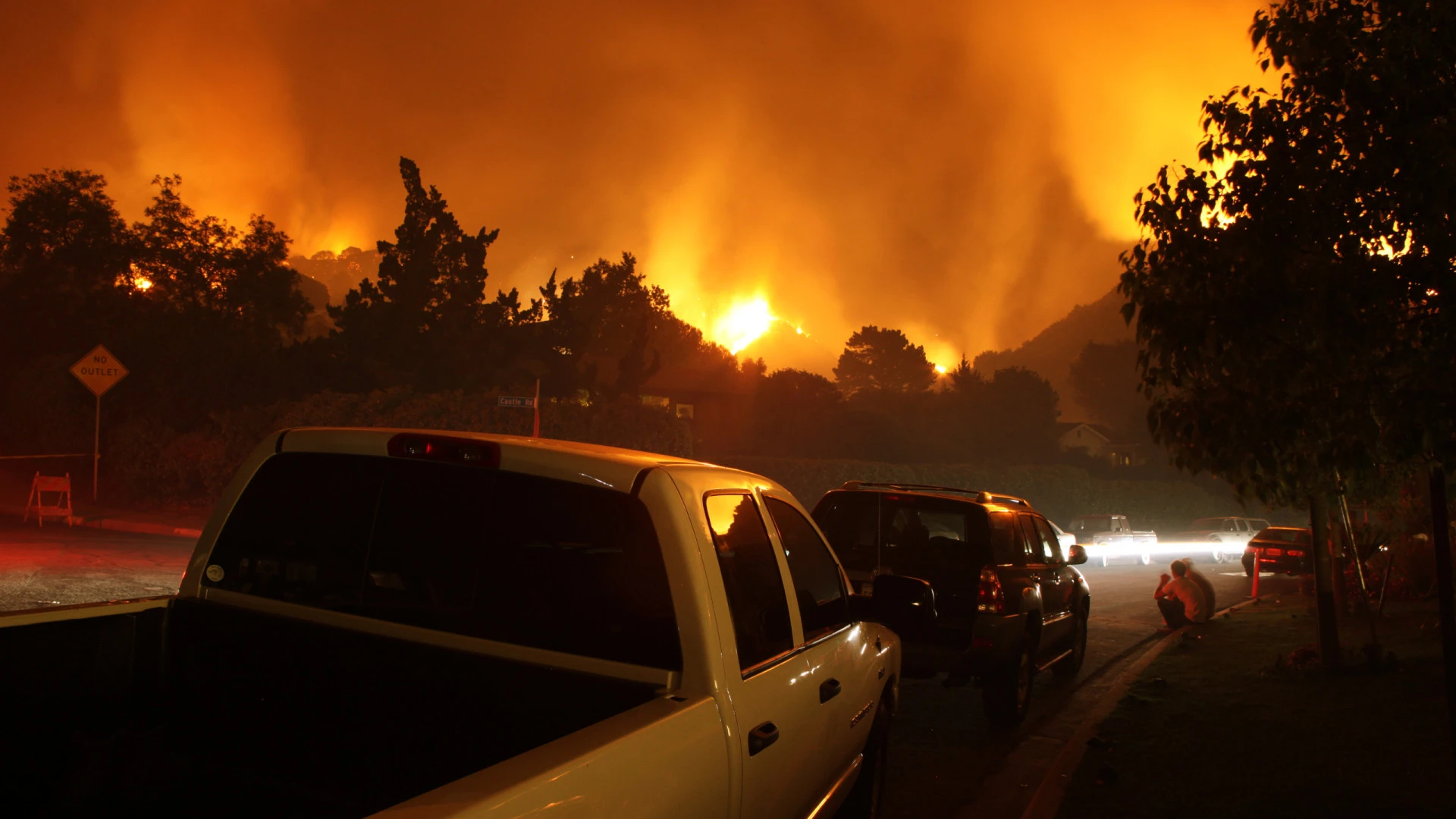 O que fazer se se deparar com um incêndio enquanto conduz