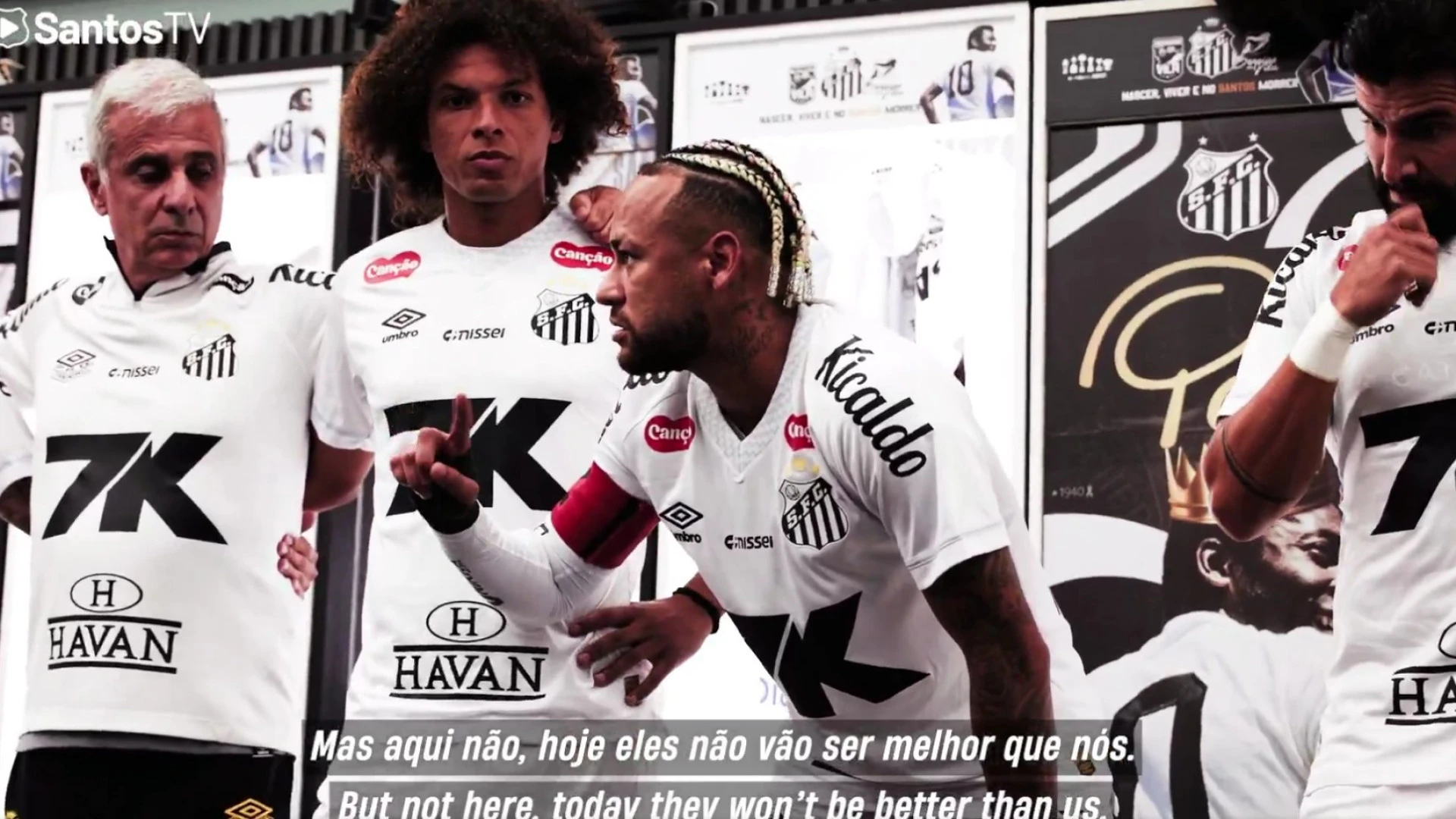 "A Força do Capitão: Neymar Motiva Santos Antes do Confronto com o Flamengo"