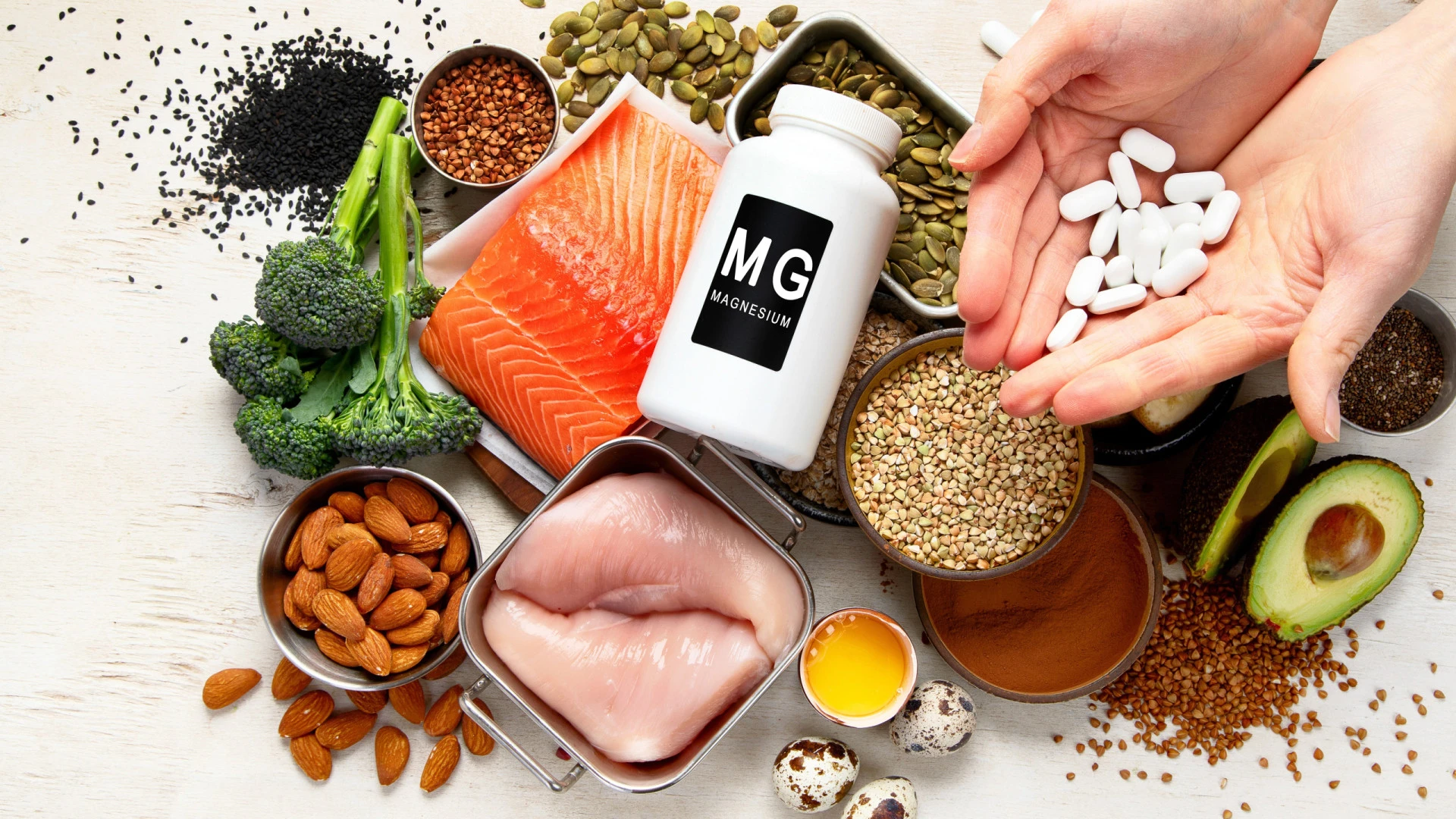Melhore a sua saúde com uma alimentação rica em magnésio