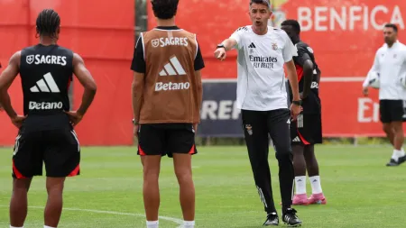 Lesões e exames marcam treino do Benfica antes do fim da pré-temporada