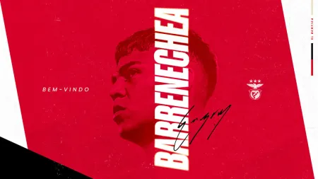 Benfica formaliza a chegada de Enzo Barranechea por empréstimo