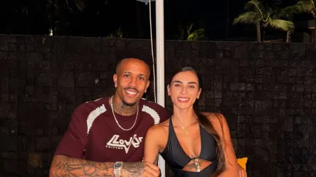 Luxuosa celebração marca o casamento de Éder Militão e Tainá Castro