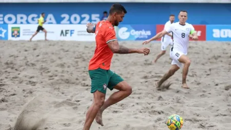 Portugal triunfa novamente na Liga Europeia de futebol de praia