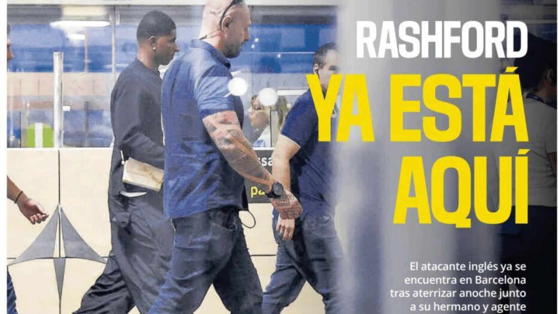 Rashford a caminho de Barcelona, enquanto Juventus sonha com Sancho
