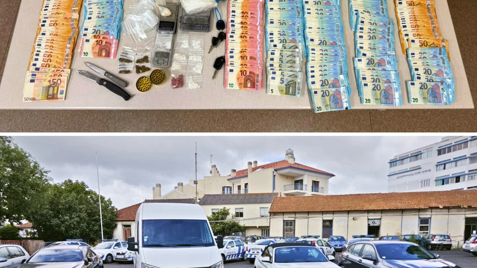 Homem detido em Carnaxide por tráfico de droga ao domicílio