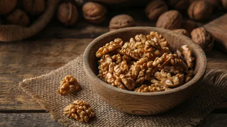 Impacto das Nozes na Tensão Arterial: Um Snack Benéfico para o Coração