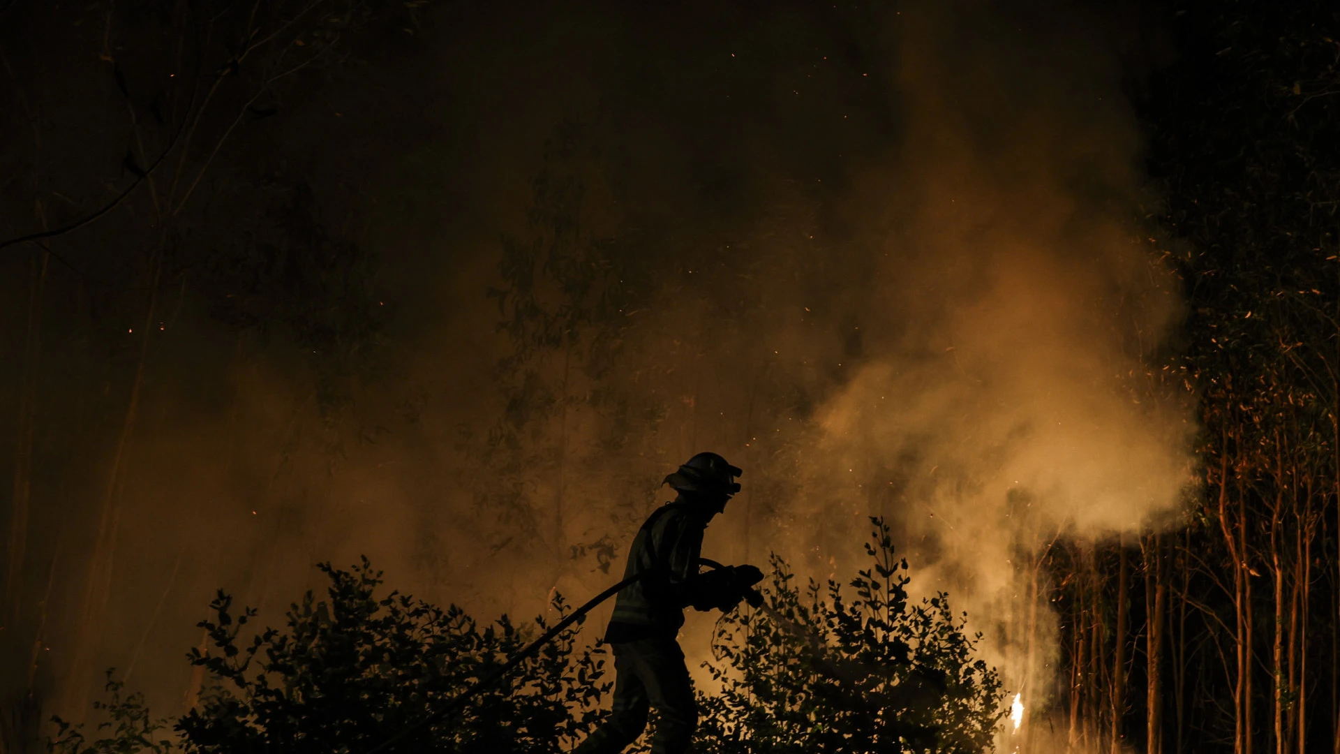 Três bombeiros hospitalizados após enfrentamento de incêndio em Sabrosa