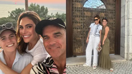 Robbie Williams e a esposa desfrutam de férias na Comporta com a princesa Eugenie