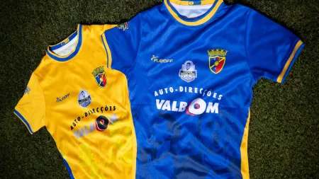 Homenagem Sentida do Gondomar SC a Diogo Jota e André Silva nos Novos Uniformes