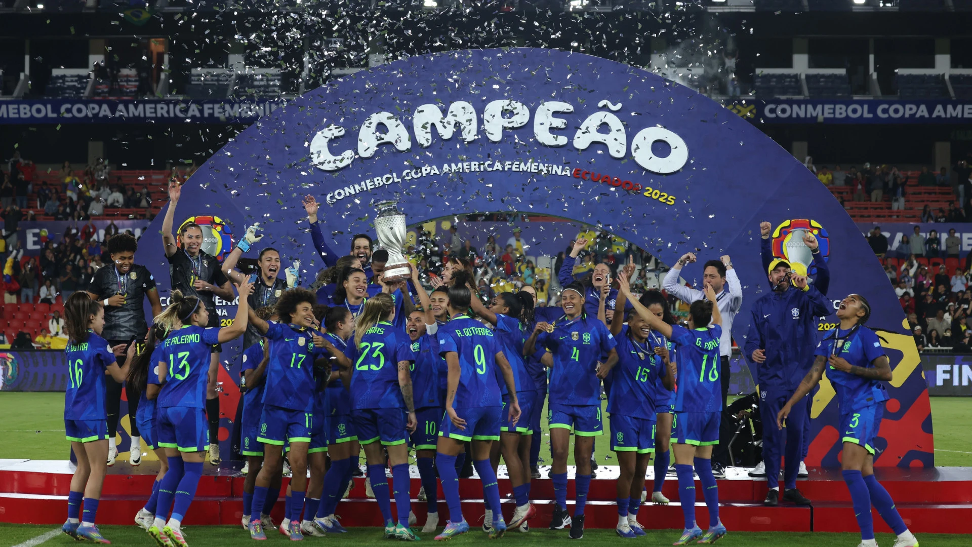 Brasil conquista nona Copa América feminina num fim dramático