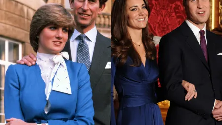 O icónico anel de noivado de Diana que agora pertence a Kate