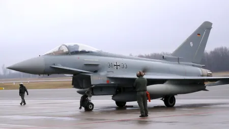 Caças Eurofighter da Alemanha são destacados para a Polónia em missão da NATO