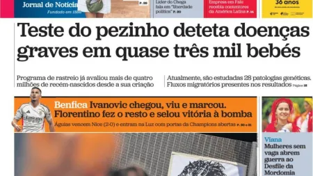 Questões de Saúde e Política na Imprensa de Hoje